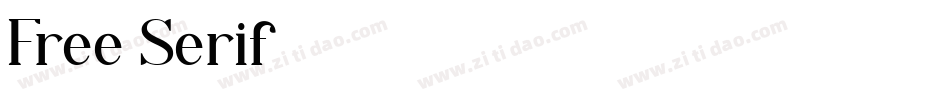 Free Serif字体转换